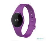L16 Smart Wristfit Bluetooth Sports Wristband IP67 Time Activity Notifications Purple