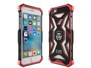 R just New Ultra thin Luxury Aluminum Metal Super Hero Back Case Cover Metal Bumper for Apple iphone 6S Plus 6 Plus Black Red