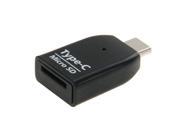 USB 3.1 Type c to Micro SD SDXC TF Card Reader Adapter for Macbook Nokia N1 Tablet PC Letv SmartPhone Black
