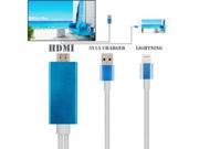 1080P HDMI Dongle Display Receiver Adapter for iPhone5 5s 6 6s Blue
