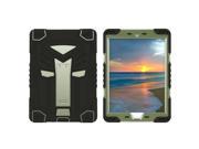 4 in 1 Transformers Stand Case Cover With Touch Through Screen Protector for iPad Pro 9.7 inch iPad Air2 Black Army green