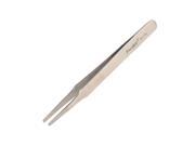 ProsKit TZ 116 Non magnetic Corrosion Resisting Stainless Steel Small and Exquisite Round Blunt Flat Tip Tweezer
