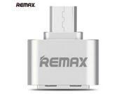 REMAX Micro USB OTG Plug for Samsung S4 S5 S6 P7500 Xiaomi 3 Redmi Note 2 Silver