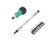 ProsKit 1PK-201 Flexible Ratchet Driver Set Useful Screwdriver Set 10 in 1 Handy Repair Tool ProsKit 1PK-201 Flexible Ratchet Driver Set Useful Screwdriver Set 10 in 1 Handy Repair Tool