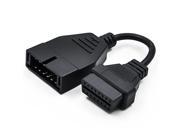 Latest for G M for Daewoo 12pin to OBD1 OBD2 16 PIN Diagnostic Connector G M 12 Pin to OBD II 16pin Adapter
