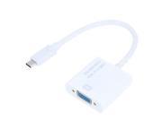 Portable Converter USB C Reversible Type C USB 3.1 Male to VGA Female 1080p HDTV Adapter Cable for New MacBook 12 Inches Google Ultrabook Laptop Notebook