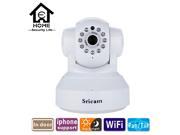 Sricam SP012 WIFI HD 720P Indoor Pan Tilt Onvif Night Vision Infrared IP Camera Support Motion Detection Two way audio TF Card White