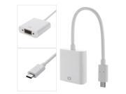USB Type C VGA Adapter USB3.1 Type C to VGA Video Adapter with 1080P Resolution for New Mac Book