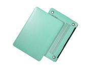 Elegant Pure Silk Print PC Hard Case for MacBook Air 13.3 inch Mint green