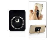 Universal 360 Degree Finger Ring Holder Plastic Sticky Stand Mount For Mobile Smart Cell Phones Black