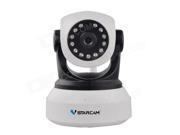 VSTARCAM C7824WIP 720P 1.0MP Security IP Camera White Black