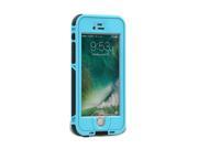 Fingerprint Case Shockproof Dustproof Underwater Diving Waterproof 360 Full Cover Phone Cases For iphone 7 Light Blue
