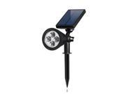 LED Solar Light 4LED ABS WaterproofIP44 Solar Power Energy Garden outdoor Ligh WarmWhite Led Solar Lamp