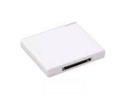 Bluetooth A2DP Music Audio 30 Pin Receiver Adapter for iPod iPhone iPad Speaker Dock Audio Music Receiver White