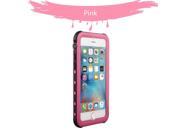 Redpepper Dot Super Strong Water Dirt Shock Proof Waterproof Finger Function ID Touch Back Cover Case for iPhone 7 4.7 inch Pink