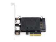 PCI E USB3.1 2A PCI Express to Dual Port USB 3.1 Adapter Card