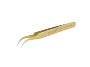 TU 15BB Golden ESD Anti static Nonmagnetic Curved Tweezers Stainless Steel Precision Tweezers Tools