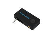 Mini 3.5mm Wireless Bluetooth V3.0 Stereo Audio Receiver Bluetooth Stereo Music Receiver Adapter Hands free with Mic 3.5mm Audio Port for Car AUX Home Audio Sys