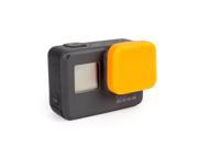 Advanced Standard Soft Durable Silicone Lens Cover Cap for GoPro 5 Yellow