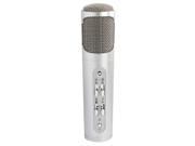 Tuxun K098 Mini Handheld Wired Condenser Microphone Dynamic Microphone for iPhone iPad iPod Android Silver