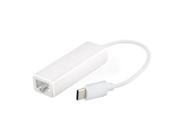 Type C to High Speed Ethernet Network Adapter For The New MacBook 12 inch White