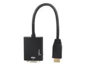 1080P HDMI Male to VGA Female Cable Video Converter Adapter HD Conversion Cable with Audio Output