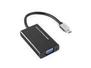 USB 3.1 Type C To VGA Adapter For The New MacBook 12 inch Black