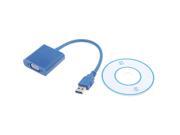 USB 3.0 to VGA Multi display Adapter Converter External Video Graphic Card