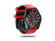 KKtick No.1 GS8 Smartwatch Bluetooth 4.0 SIM card Call Message Heart Rate Monitor For IOS Android (Black Red)