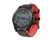 Kktick F3 Smart Watch Bracelet IP68 waterproof Smartwatch Outdoor Mode Fitness Tracker Reminder Wearable Devices - Red