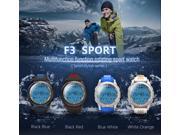 Kktick F3 Smart Watch Bracelet IP68 waterproof Smartwatch Outdoor Mode Fitness Tracker Reminder Wearable Devices - Blue