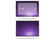Mightyskins Protective Skin Decal Cover for Lenovo IdeaTab S6000 10.1 Inch Tablet wrap sticker skins Purple Diamond Plate