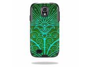 Mightyskins Protective Vinyl Skin Decal Cover for OtterBox Commuter Samsung Galaxy S4 Case wrap sticker skins Floral Design