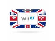 Mightyskins Protective Vinyl Skin Decal Cover for Nintendo Wii U GamePad Controller wrap sticker skins British Pride