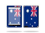 Mightyskins Protective Skin Decal Cover for Barnes Noble Nook HD 9 inch Tablet wrap sticker skins Australian flag