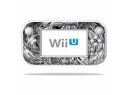 Mightyskins Protective Vinyl Skin Decal Cover for Nintendo Wii U GamePad Controller wrap sticker skins Chrome Water