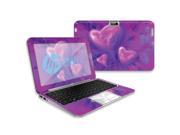 MightySkins Protective Skin Decal Cover for HP Envy x2 Laptop with 11.6 screen Sticker Skins Purple Heart