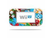 Mightyskins Protective Vinyl Skin Decal Cover for Nintendo Wii U GamePad Controller wrap sticker skins Funky Flowers