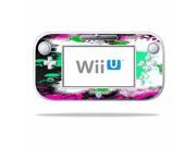 Mightyskins Protective Vinyl Skin Decal Cover for Nintendo Wii U GamePad Controller wrap sticker skins Paint Splatter