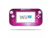 Mightyskins Protective Vinyl Skin Decal Cover for Nintendo Wii U GamePad Controller wrap sticker skins Pink Diamond Plate