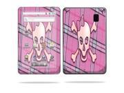 Mightyskins Protective Vinyl Skin Decal Cover for Coby Kyros MID7012 Tablet wrap sticker skins Pink Bow Skull