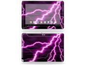 MightySkins Protective Skin Decal Cover for Samsung Galaxy Note 10.1 inch Tablet Sticker Skins Purple Lightning