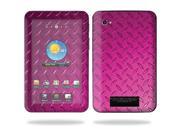 Mightyskins Protective Vinyl Skin Decal Cover for Samsung Galaxy Tab 7 Tablet wrap sticker skins Pink Dia Plate