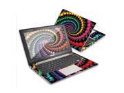 Mightyskins Protective Skin Decal Cover for Asus VivoBook with 11.6 screen S200E Q200E wrap sticker skins Trippy Spiral