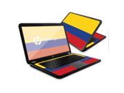 Mightyskins Protective Skin Decal Cover for HP Pavilion G6 Laptop with 15.6 screen wrap sticker skins Colombian Flag