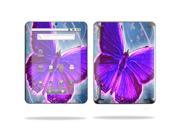 Mightyskins Protective Vinyl Skin Decal Cover for Coby Kyros MID8024 Tablet wrap sticker skins Violet Butterfly