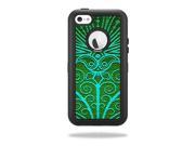 Mightyskins Protective Vinyl Skin Decal Cover for OtterBox Defender iPhone 5C Case wrap sticker skins Floral Design