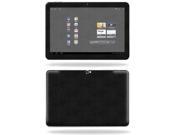 Mightyskins Protective Vinyl Skin Decal Cover for Samsung Galaxy Tab 8.9 Tablet wrap sticker skins Black Leather