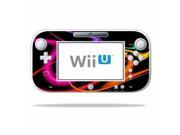 Mightyskins Protective Vinyl Skin Decal Cover for Nintendo Wii U GamePad Controller wrap sticker skins Color Invasion