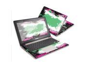 Mightyskins Protective Skin Decal Cover for Asus VivoBook with 11.6 screen S200E Q200E wrap sticker skins Paint Splatter
